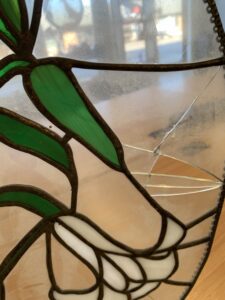Stained Glass Repair Lily