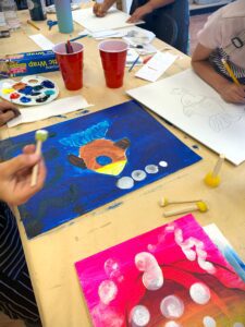 Acrylic Paint & Canvas