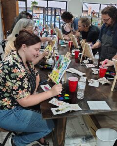 Group Painting Glass